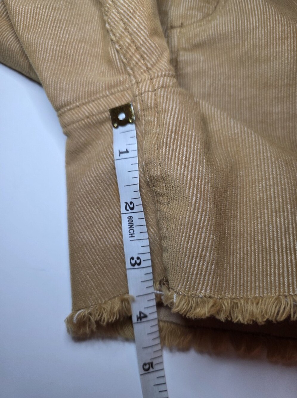 Carve Designs Corduroy Tan Shorts 4” - Picture 4 of 6